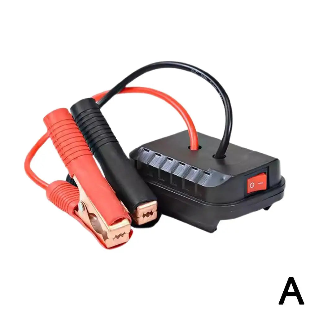 Tool Battery Adapter with Clamps – Battery Not Included