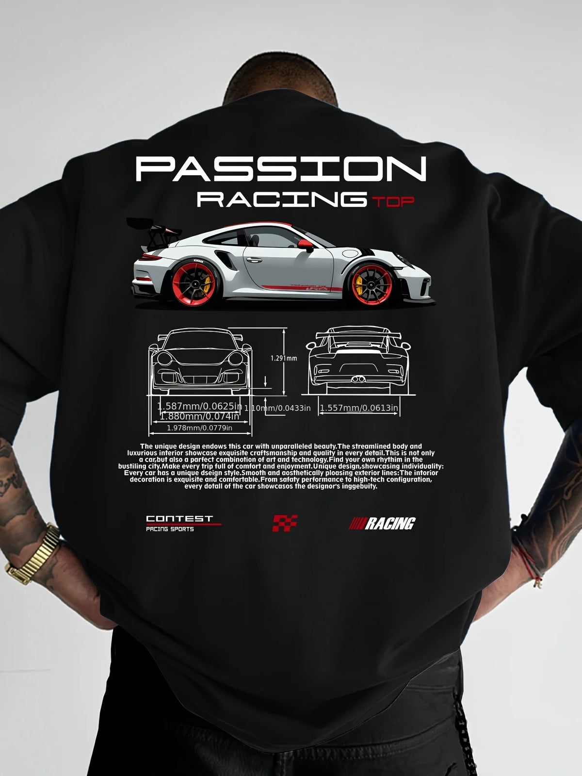 Men’s Racing Graphic T-Shirt