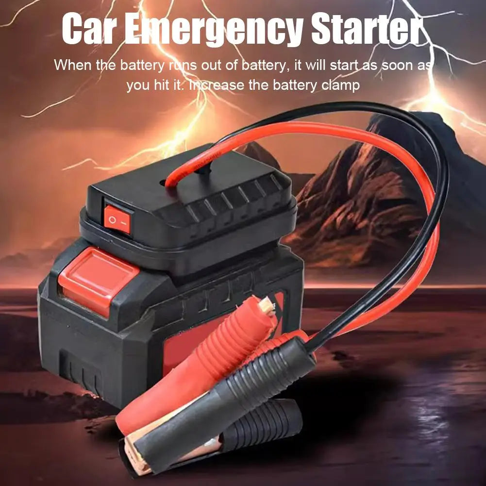 Tool Battery Adapter with Clamps – Battery Not Included