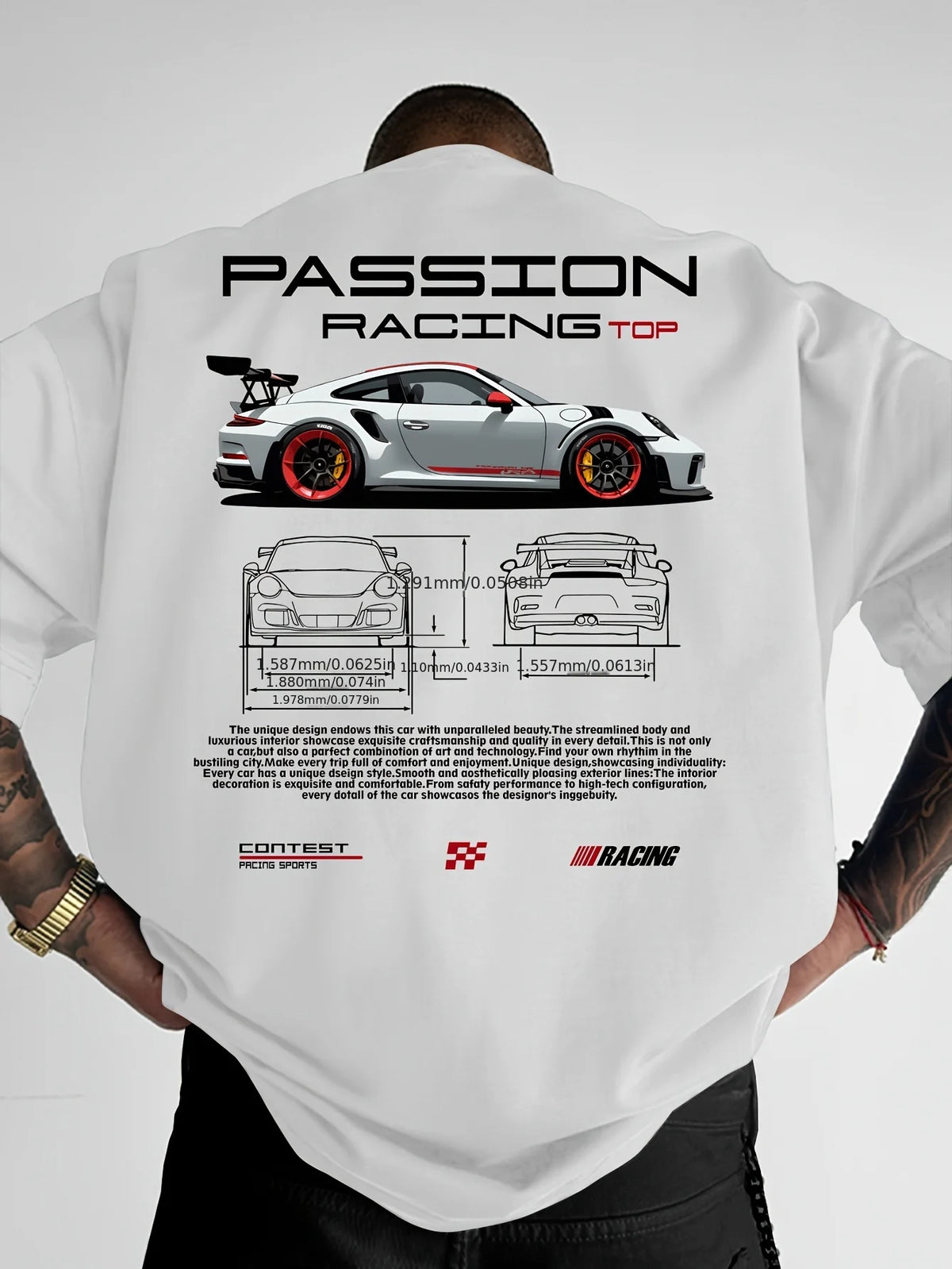 Men’s Racing Graphic T-Shirt