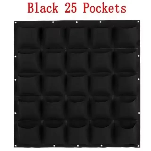 Vertical Hanging Plant Grow Bag – Multiple Pocket Options