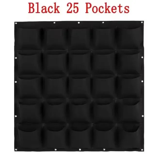 Vertical Hanging Plant Grow Bag – Multiple Pocket Options