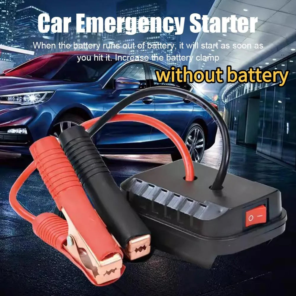 Tool Battery Adapter with Clamps – Battery Not Included