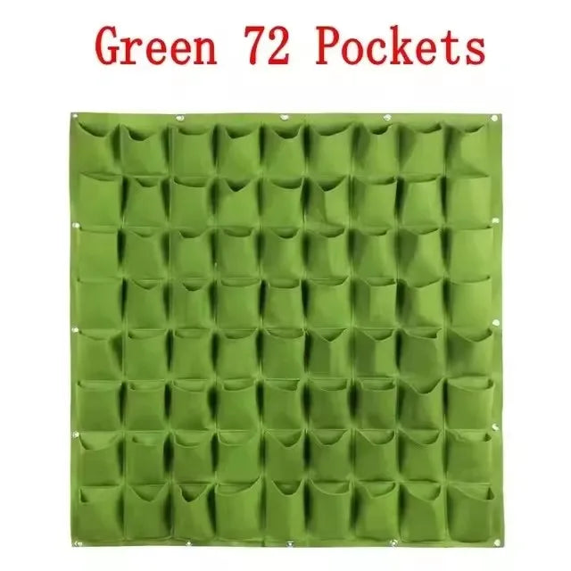 Vertical Hanging Plant Grow Bag – Multiple Pocket Options