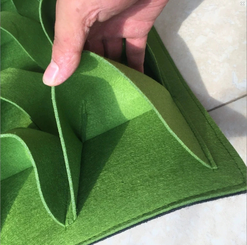 Vertical Hanging Plant Grow Bag – Multiple Pocket Options