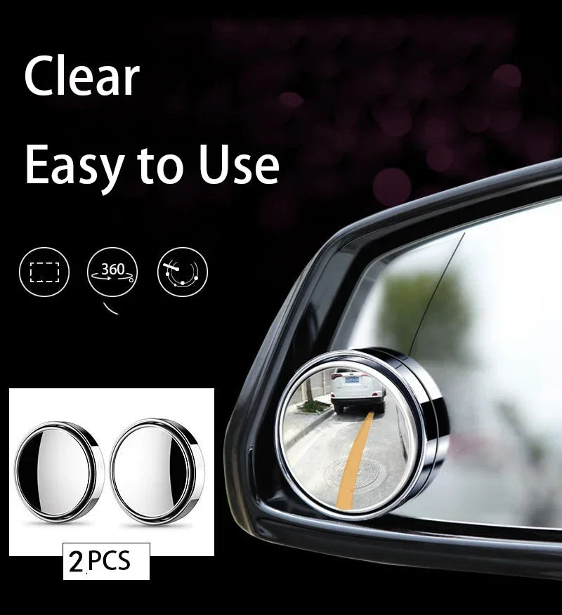 Round Blind Spot Mirrors – Set of 2